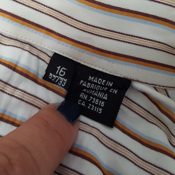 Boss Hugo Boss Men´s Dress Shirt, Size 16 32/33 - Picture 7 of 10